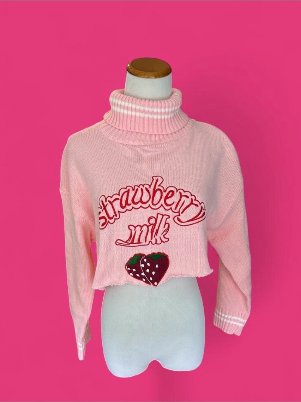 strawberry milk sweater
